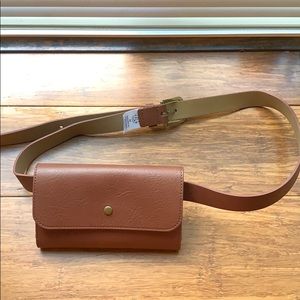 Treasure and Bond Faux Leather Belt Bag